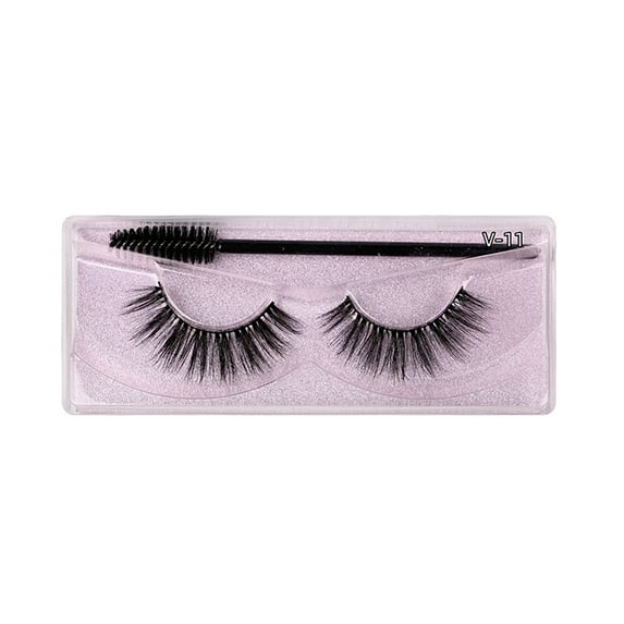 ZIYIMEI 3D Faux Mink Lashes Handmade Multi-Layer Eyelash, Buy 2 Get 2 Free with Brush, 1 Pair Each