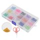 thumbnail image 1 of Cuentas De Mal De Ojo, Cuentas Espaciadoras De Mal De Ojo De Peso Ligero, 15 Rejillas De Diferentes Colores Para Collares Para Pulseras ANGGREK Otros, 1 of 8