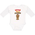 thumbnail image 3 of Inktastic Yorkshire Terrier Dog Yorkie Boys or Girls Long Sleeve Baby Bodysuit, 3 of 5