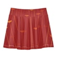 thumbnail image 2 of Girls' Skorts Elastic Waist Skorts with Inner Shorts Athletic Workout Shorts Skirts Arranged Orange Hearts Medium, 2 of 9