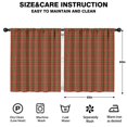 thumbnail image 2 of Red Green Checkerboard Red Pattern Kids Curtains,Childrens Insulated Curtains Set Of 2,Bedroom Essentials,Teen Room Decor 52"X63", 2 of 5