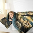 thumbnail image 4 of Homewish Jungle Bear Deer Queen Comforter Set,Country Farmhouse Lodge Bedding Sets,Hello Fall Bedding Comforter Set For Teens,Ultra Soft Home Decor Reversible,3 Pieces, 4 of 8