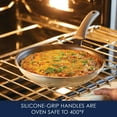 thumbnail image 6 of Rachael Ray Cook + Create 14" Aluminum Nonstick Frying Pan, Almond, 6 of 9
