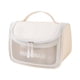 thumbnail image 2 of Neceser translúcido | Neceser colgante de PVC esmerilado con cremallera | Organizador de viaje impermeable para mujer y hombre | Capacidad de 4,5 L | Azul, negro y blanco, 2 of 6
