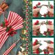 thumbnail image 5 of Napkin Rings 8pcs Red Berry Napkin Holder, 5 of 5