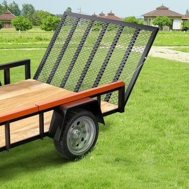 BENTISM Tailgate Utility Trailer Gate & Ramp Lift Assist System 180 lbs Capacity