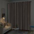 thumbnail image 6 of 100% Blackout Curtains 2 Panels Set, Thermal Insulated Linen Textured Blackout drape for Bedroom, Back Tab/Rod Pocket Curtains, Cream W50" X L120", 6 of 8