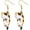 calico cat, variant on Lovely Kitty Drop Earrings, Calico Cat, Ginger Cat, Cow Cat and Siamese Cat Charms Dangle Earrings for Women Men Animal Jewelry