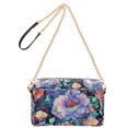 thumbnail image 2 of FORMRS Women Crossbody Purse with Chain Strap Vegan Leather Shoulder Handbag, Puprle Ethereal Floral Harmony, 2 of 7