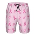 thumbnail image 3 of Fotbe Breast Cancer Awareness 1 Trajes de Baño Estampados para Hombre, Shorts de Verano de Secado Rápido, Ropa de Playa, Bañadores-Small, 3 of 6