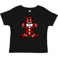 thumbnail image 3 of Inktastic Buffalo Plaid Gingerbread Man Boys or Girls Baby T-Shirt, 3 of 5