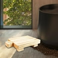 thumbnail image 4 of OUSITAID Wooden Bedside Step Stool Portable under Step Stool Small Mobility Step Stool  for High Bed Side Bathroom  Kitchen, 4 of 9