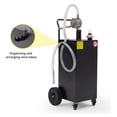 thumbnail image 4 of M optimized 40 Gallon Fuel Caddy, Fuel Tank with Manual Transfer Pump for Gasoline & Diesel, Durable 4-Wheel Design, Mobile Fuel Storage for Cars, Trucks, Boats, Lawn Mowers, 4 of 6