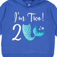thumbnail image 3 of Inktastic 2nd Birthday Mermaid Party Toddler Hoodie, 3 of 4