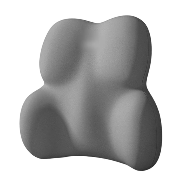 MERIGLARE Lumbars Support Pillow Low Back Support Cushion for Car Seats Resting Gaming gray