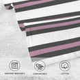 thumbnail image 4 of Black Purple Stripped Bath Hand Towel Soft Cotton Highly Absorbent Fingertip Towels for Bathroom Beach Kitchen Sports Gym Yoga Travel (2-Pieces Towel Sets, 28x16 inch), 4 of 7