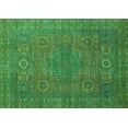 thumbnail image 1 of Ahgly Company Indoor Rectangle Abstract Turquoise Blue Modern Area Rugs, 2' x 3', 1 of 4