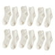 thumbnail image 1 of Calcetines de lana Sonducket 6 pares estilo japonés blanco, 1 of 6