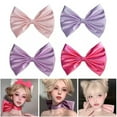 thumbnail image 5 of HOOUN Bow Neck Chain Bowknot Choker Women Necklaces Big Bow Tie Collar Cute Beauty DIY-pink, 5 of 9