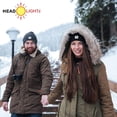 thumbnail image 3 of Gorro de punto ligero y cálido con gorro para seguridad en invierno, gorro con luz LED unisex adecuado para la mayoría de los hombres, mujeres y niños Camuflaje verde Sincero  Hogar, 3 of 5