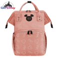 thumbnail image 4 of Disney-Bolsa de pañales de Mickey para mujeres embarazadas, mochila de dibujos animados, bolso de gran capacidad, multifuncional, USB, nuevo, 4 of 4