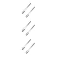 thumbnail image 4 of maskred 2pcs/set Mini Coffee Spoon Set Sturdy And Durable Stainless Steel Mirror Hand-polished Coffee Spoons Silver*2Pcs 3Set, 4 of 6