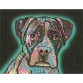 thumbnail image 2 of Dean Russo Collection 14x12 Black Ornate Wood Framed with Double Matting Museum Art Print Titled - Love Thy Boxer, 2 of 4