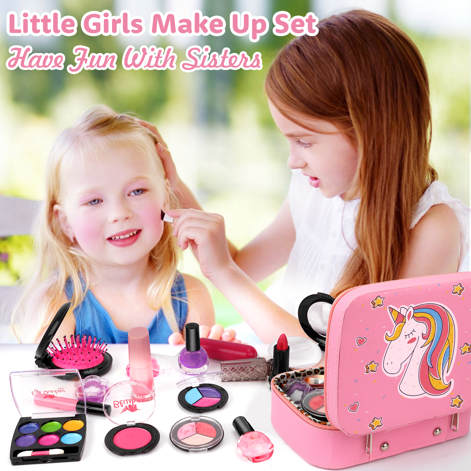 Sendida Washable Kids Makeup Kit For Girls Ages 3-10 photo 5