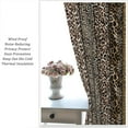 thumbnail image 4 of Wild Animal Curtains, Leopard Print Animal Fur Print Through The Rod Pocket Window Curtains Family Room Living Room Kitchen Blackout Decoration 42x63in, 4 of 6