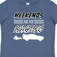 thumbnail image 4 of Inktastic Weekends Are for Racing Race Car Silhouette and Racing Flag Boys or Girls Baby T-Shirt, 4 of 5