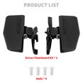 thumbnail image 2 of Black Front Driver Footboard Floorboard Fits for Honda Goldwing 1800 2018-2023, 2 of 5