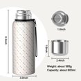 thumbnail image 7 of Modern 20oz Stainless Steel Thermal Bottle with Tea Filter and Cup Lid, Vacuum Insulated Coffee Mug with 316L Inner Liner, Leakproof Travel Thermos for Office, Commute & Outdoor, 7 of 7