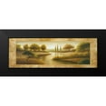 thumbnail image 2 of Marcon, Michael 14x7 Black Modern Framed Museum Art Print Titled - Rockford II, 2 of 5