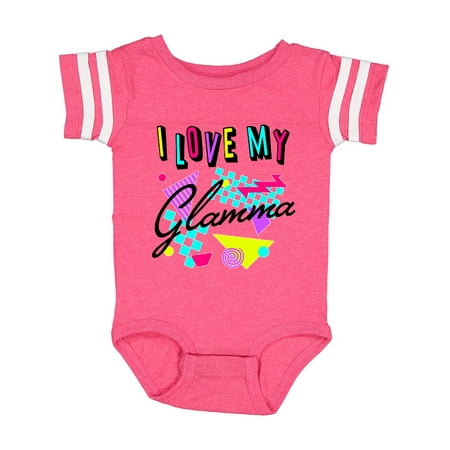 

Inktastic I Love my Glamma- 80s retro style Gift Baby Boy or Baby Girl Bodysuit