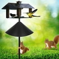 thumbnail image 2 of WEISIPU 12-18 inch Outdoor Squirrel Baffles for Bird Feeder Pole, Bird Houses for Outside Pole Mounted Squirrel Guard for Shepherd’s Hook, 2 of 6