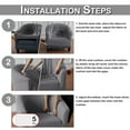 thumbnail image 7 of Skksst Modern Print 2-Pieces Tub Chair Cover Club Pub Living Room Armchair Sofa Protector, 7 of 7