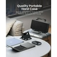 thumbnail image 4 of Foldable Keyboard and Mouse, XKM01 True Full-Size Folding Wireless Mouse Combo for Business Travel, a Portable Office Suite On-the-Go, Compatible with Laptop iPad Tablet - Gray, 4 of 4