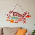 thumbnail image 2 of Decoración colgante del año lunar del dragón chino para fiesta, recuerdo, ventana, apartamento Estilo B, 2 of 9