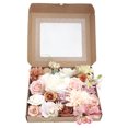 thumbnail image 1 of Caja de flores artificiales caja de regalo de fiesta de boda-raíz de loto rosa + champán Ormromra CPB-YL629, 1 of 5