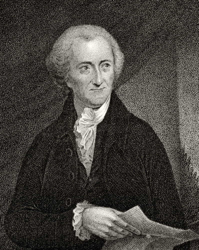 George Read 1733 To 1798 American Statesman And Founding Father A Signatory Of Declaration Of Independence 19Th Century Engraving By JB Longacre From A Painting By Pine Canvas Art - Ken Welsh Design
