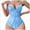 Y-Blue, variant on Lace Bodysuit Spaghetti Strappy Underwire Sheer Corset Lingerie Push Up for Womens Skinny (Black,XL)