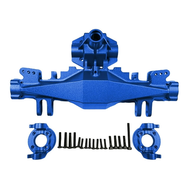 Wweixi RCGOFOLLOW Aluminum Alloy Upgrade Front Axle Housing Rc Front Axle Housing For 1/8 Rc Front Axle Housing LOSI LMT Dark Blue