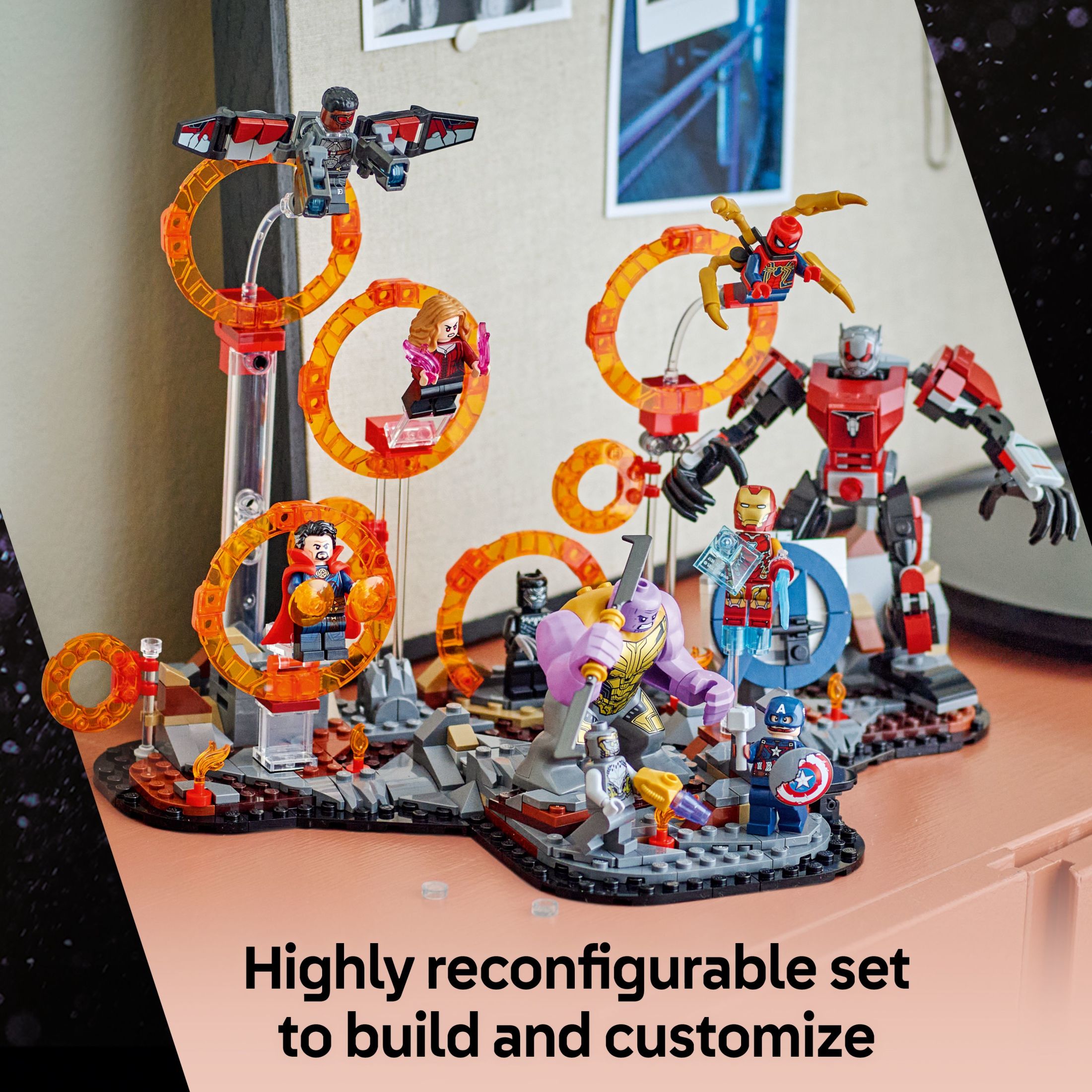 LEGO Marvel Avengers: Endgame Batalla Final - Set de Construcción de Superhéroes para Niños, Edades 10+ - 10 Figuras incluyendo Iron Man, Black Panther y Iron Spider - Regalo de Cumpleaños para Niños y Niñas - 76323 6