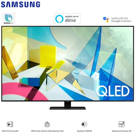 Samsung QN65Q80TA 65" Class Q80T QLED 4K UHD HDR Smart TV (2020) - (Renewed)