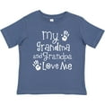 thumbnail image 3 of Inktastic Grandma Grandpa Love Me Girls Boys or Girls Baby T-Shirt, 3 of 5