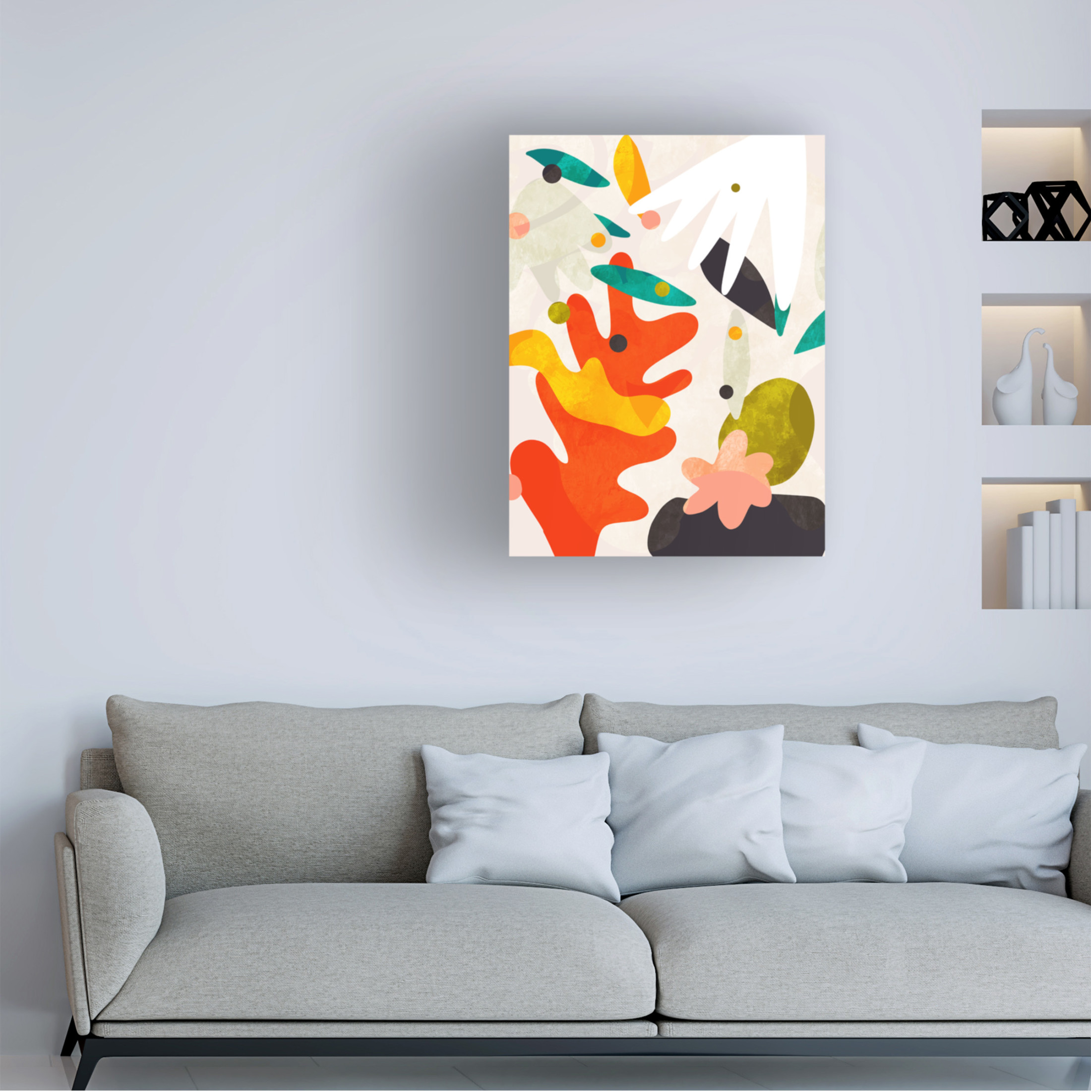 Trademark Fine Art Ana Rut Bre Cutouts Bauhaus 4 Canvas Wall Art