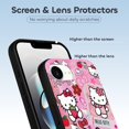 thumbnail image 3 of Melody Hello Kitty Compatible with iPhone 16 E Case Full Covered Soft Slim Rugged TPU Phone Case Shockproof Non-Slip Anti-Fingerprint Basic Cases Protection, 3 of 5