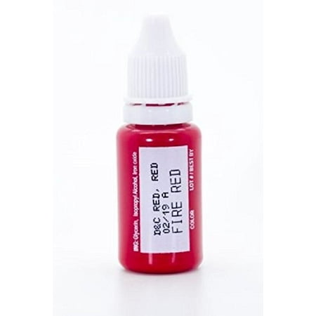 15ml MICROBLADING BioTouch FIRE RED Cosmetic Tattoo Pigment Color microblading supplies Tattoo Ink LARGE Bottle pigment professionally tested permanent makeup supplies Eyebrow Lip Eyeliner