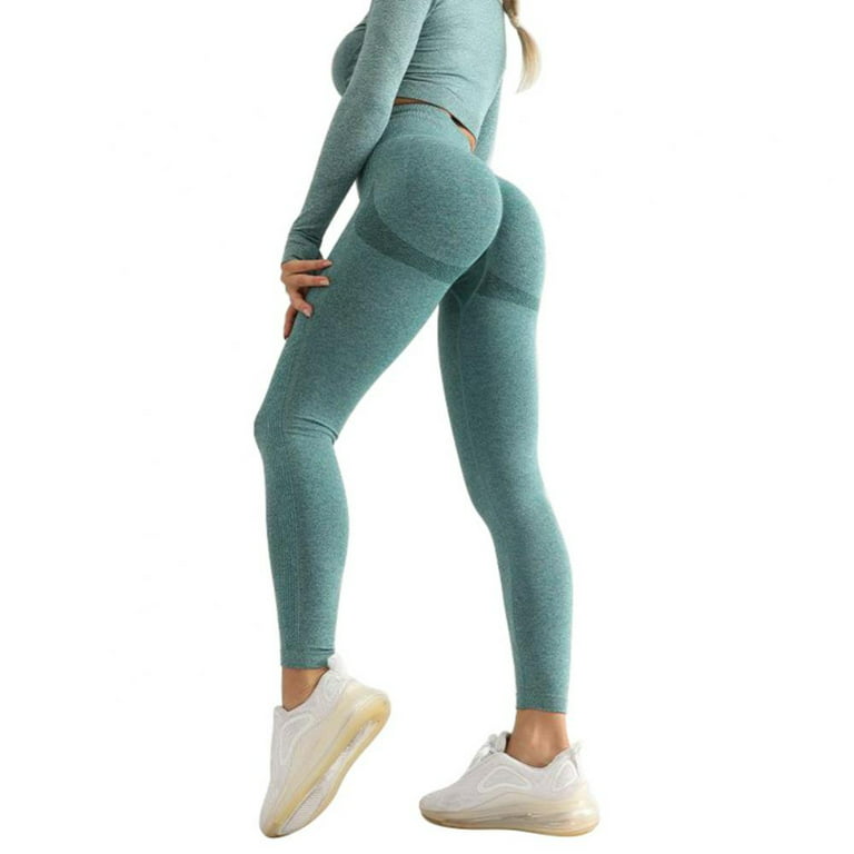 Omkagi Booty Leggings For Fitness Seamless Legging Sport Woman Solid Push  Up High Waist Leggings Scrunch Butt Sport Yoga Pant