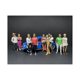 thumbnail image 1 of \ Aficionados a la fiesta \ Juego de figuras de 9 piezas para modelos a escala 1/18 de American Diorama "" " American Diorama 38221-38222-38223-38224-38225-38226-38227-38228-38, 1 of 1